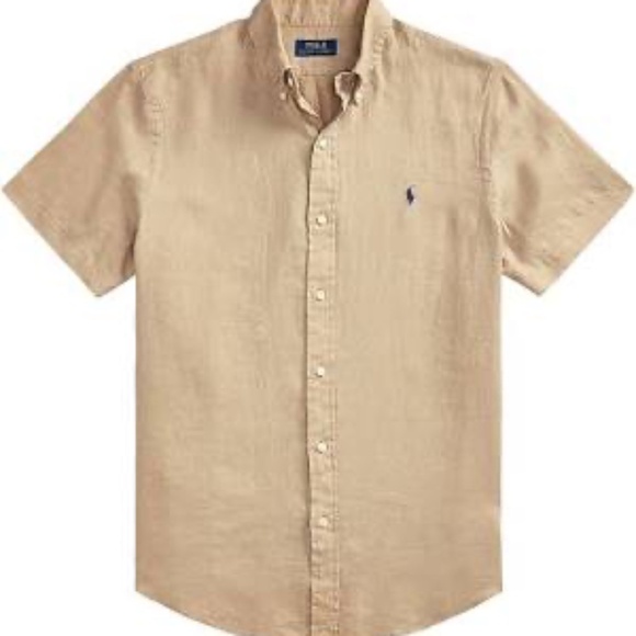 Ralph Lauren Classic-Fit Short-Sleeve Button Down Shirt